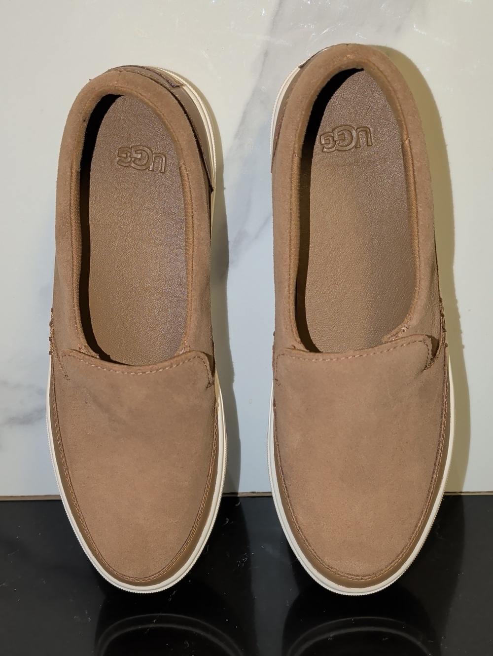UGG Zilo Slip-On Chestnut Sneakers Size 7.5 New MSRP $100 - Picture 7 of 11
